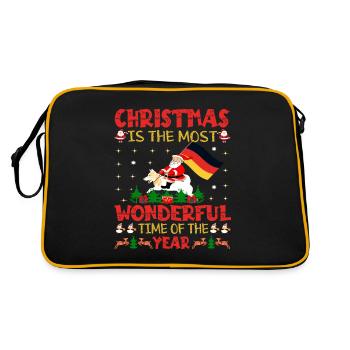 Noël est le plus beau tome de l’année - Sac Retro - noir/or - Dos