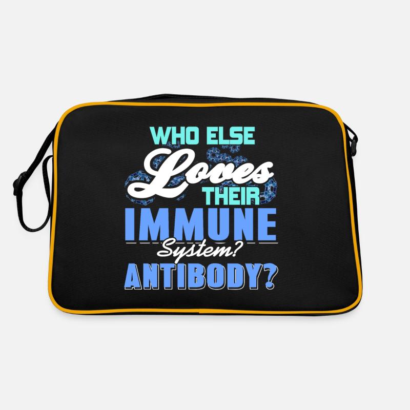 Who Else Loves Their Immune System Antibody? Funny Retro Tasche