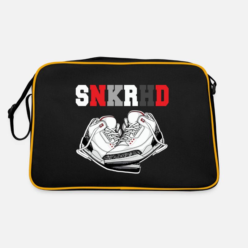 SNKRHD Awesome Retro Sneaker Head Designs Retro Tasche