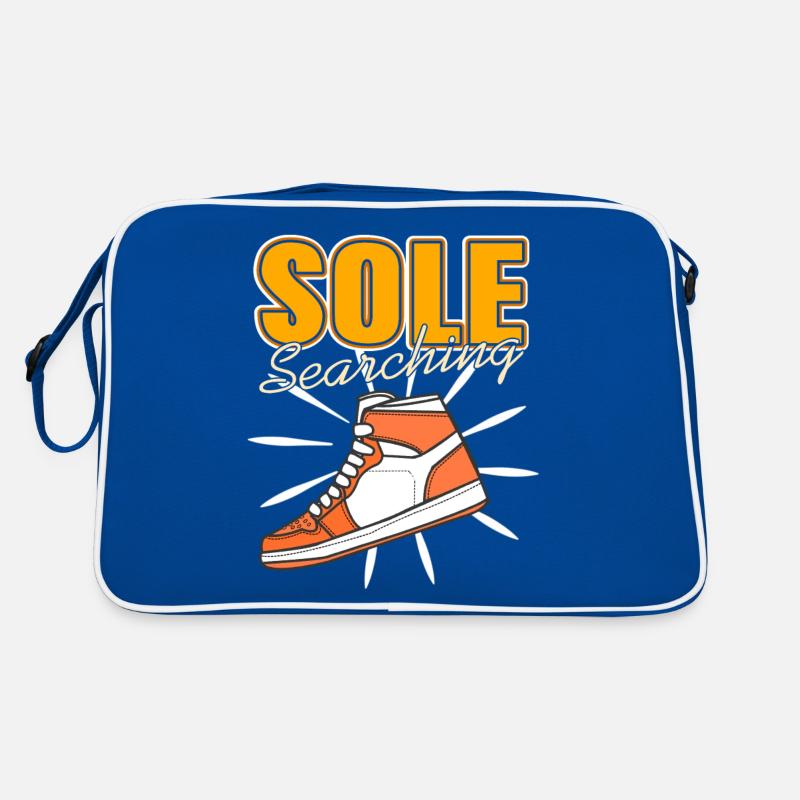 Sole Searching Retro Sneaker Head Designs Retro Tasche