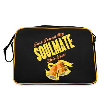 Just Found My Soulmate This Year Retro Soulmate - Retro Bag - black/gold - Back