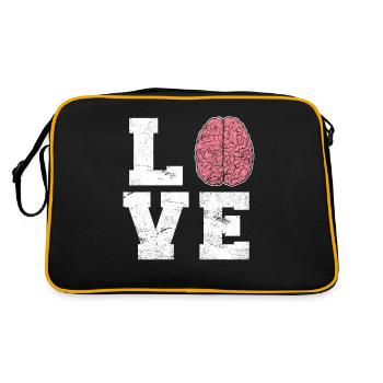 Neuro Infirmière Amour Neurologue Neuroscience Neurologue - Sac Retro - noir/or - Dos