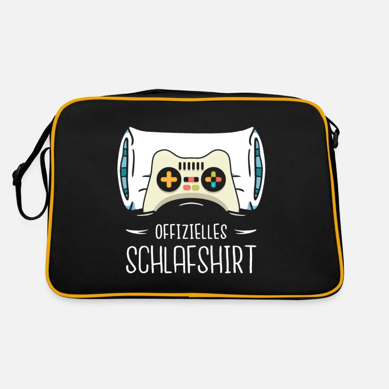 Offizielles Schlafshirt Game Controller Online Retro Tasche