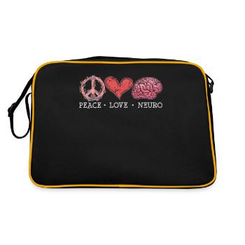 Infirmière neuro Neurologue Neuroscience Neurologie Nur - Sac Retro - noir/or - Dos
