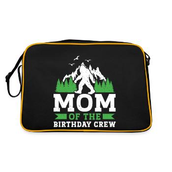 Bigfoot Party fournit maman de l’équipe d’anniversaire - Sac Retro - noir/or - Dos