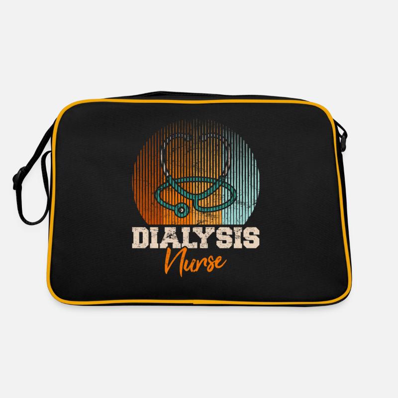 Technicienne en dialyse Infirmière en dialyse Néphrologie Nurs Sac Retro