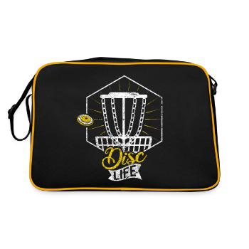 Lecteurs de disc golf Frisbee amusant amateur de golf Disc Li - Sac Retro - noir/or - Dos