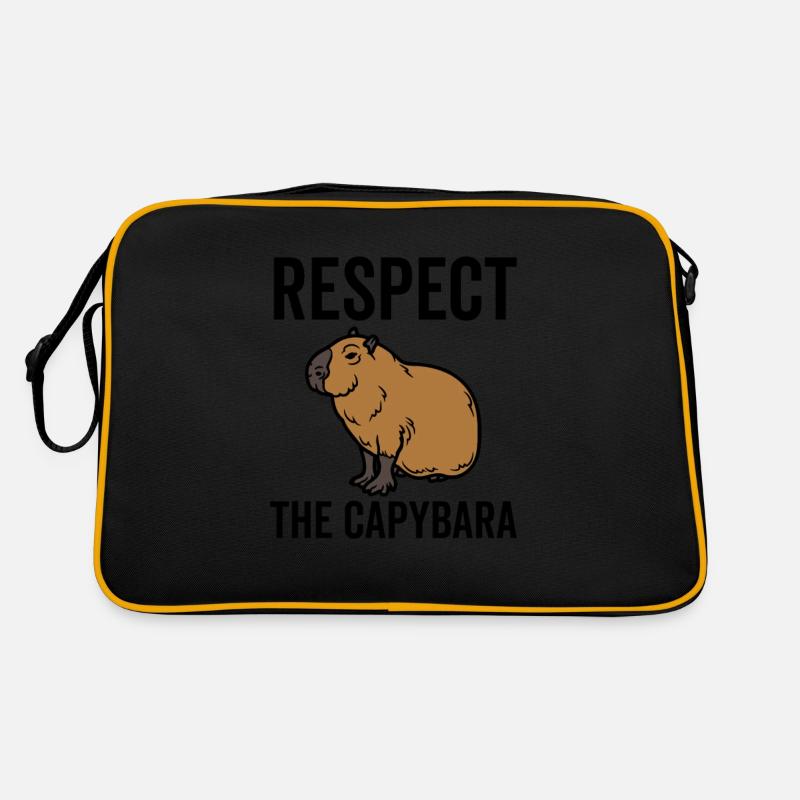 Respect The Capybara Retro Bag