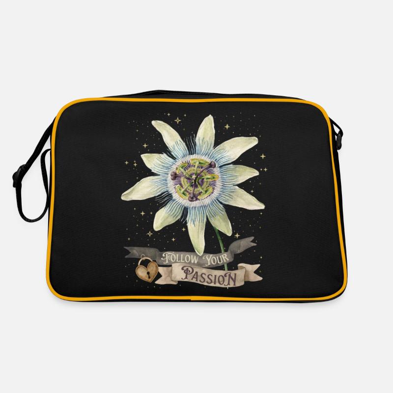 Passiflore, Illustration botanique vintage Sac Retro
