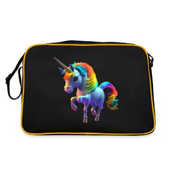 La jolie petite licorne vous cherche 2 - Sac Retro - noir/or - Dos
