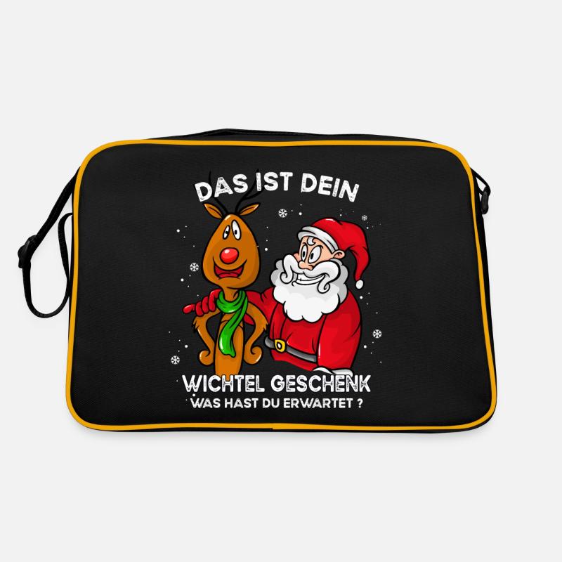 das ist dein wichtel geschenk Retro Tasche