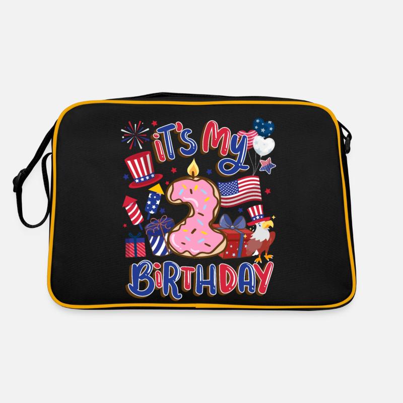 It's my 2nd birthday Eagle July 4th Retro Bag