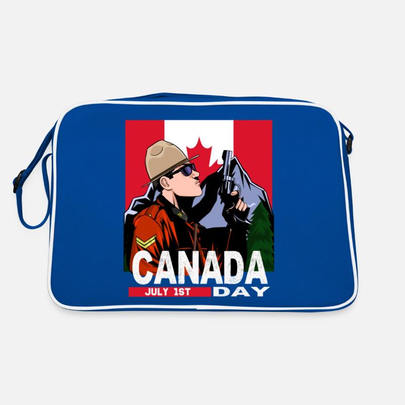 Canada Day July 1st Retro Bag