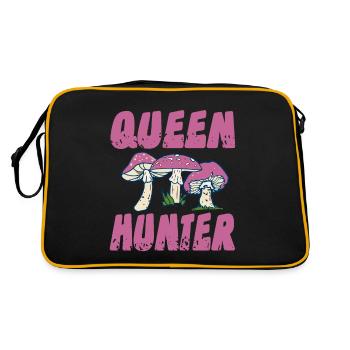 QUEEN Hunter Retro Mushroom Hunting Mycology - Sac Retro - noir/or - Dos