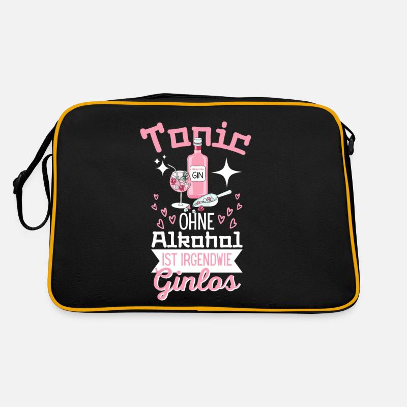 Tonic Without alcohol is somehow Ginlos Gin Retro Bag