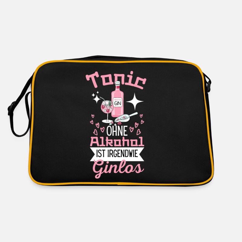 Tonic Without alcohol is somehow Ginlos Gin Retro Bag
