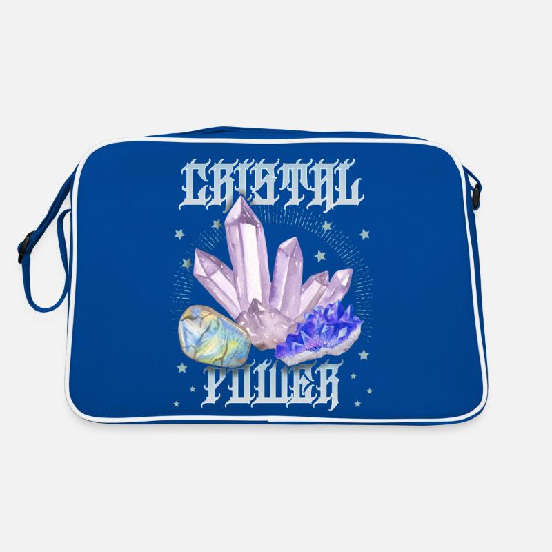 Crystal Crystal-Power Healing Esoteric Crystals Retro Bag