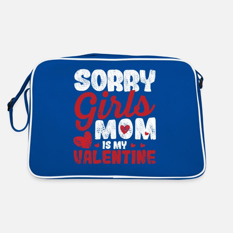 Lustige Valentinstag Mama Sorry Mädchen Mama ist Retro Tasche