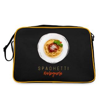 Spaghetti Pâtes bolognaises Pâtes Chef Gourmet - Sac Retro - noir/or - Dos