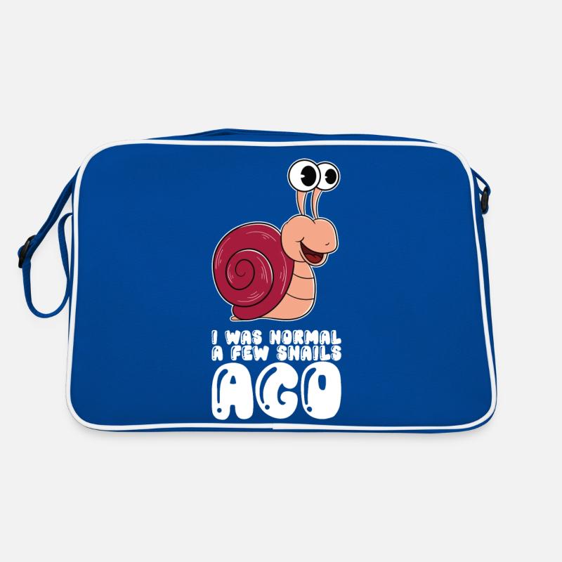 Vor Ein Paar Schnecken War Ich Normal Retro Tasche