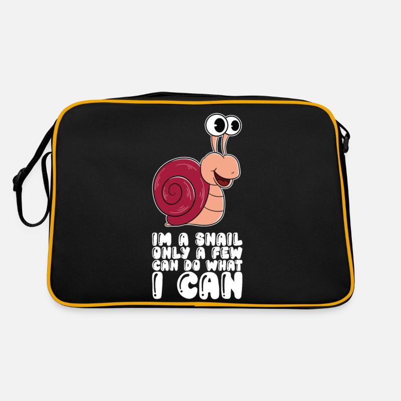 Je suis un escargot Sac Retro