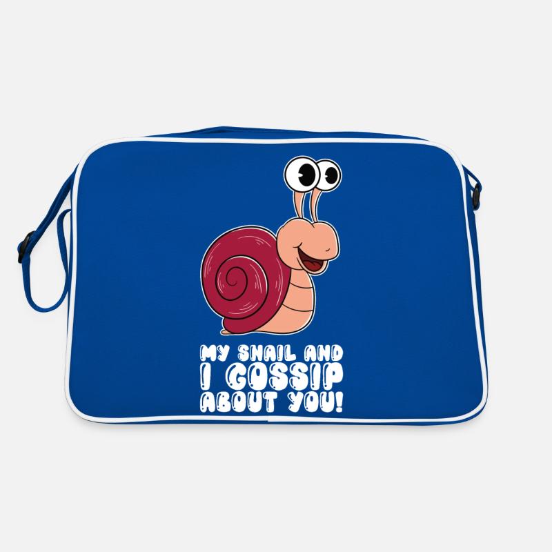 Mon escargot et moi bavardons sur toi Sac Retro