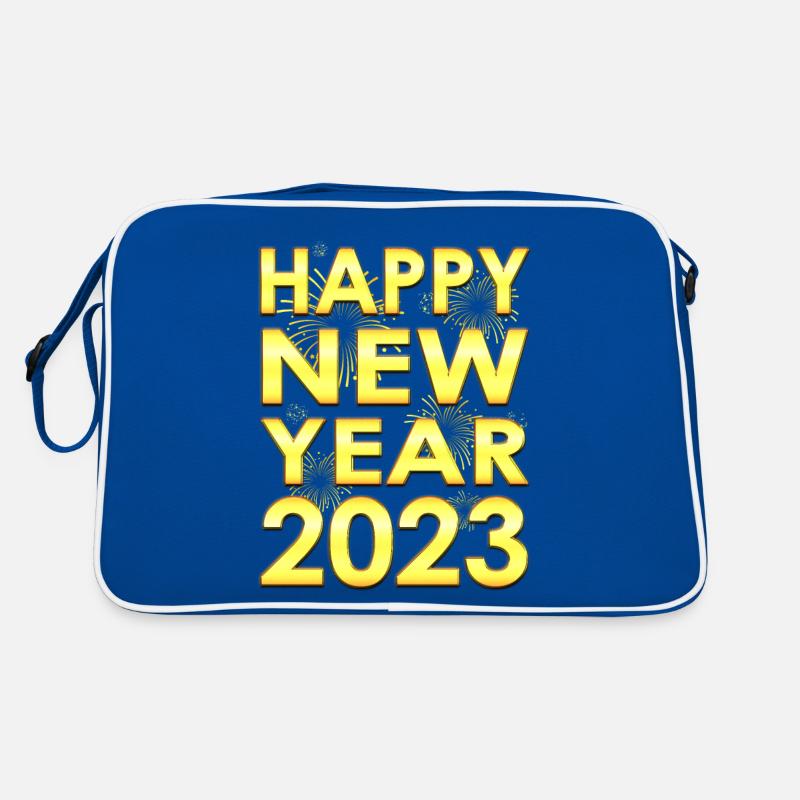 Fireworks New Year Celebration - 2023 New Year Retro Bag