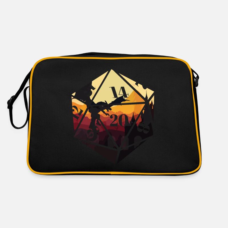 RPG RPG Tabletop Gamer Rollenspiele Drache Retro Tasche