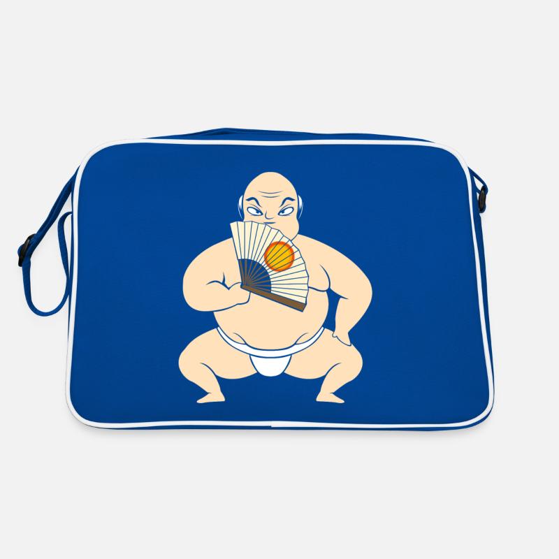 Samurai Funny Fun Naked Retro Bag