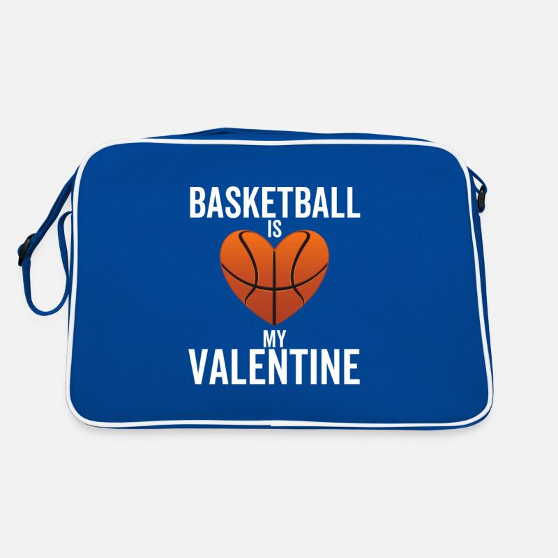 Le basketball est ma Saint-Valentin Sac Retro