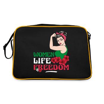 Cute Iranian Women - Women Life Freedom - Sac Retro - noir/or - Dos