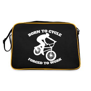 Vélo Vélo VTT Vélo Tour à vélo - Sac Retro - noir/or - Dos