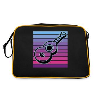 Ukuleles Vitage - Retro Bag - black/gold - Back