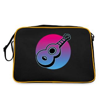 Ukuleles Vitage - Retro Bag - black/gold - Back