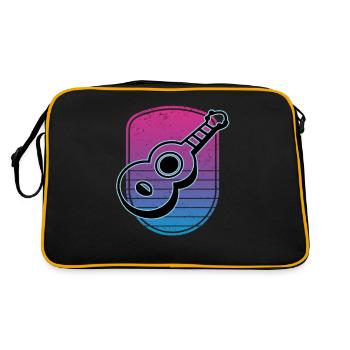 Ukuleles Vitage - Retro Bag - black/gold - Back