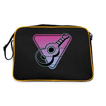Ukuleles Vitage - Retro Bag - black/gold - Back