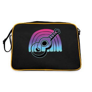 Ukuleles Vitage - Retro Bag - black/gold - Back