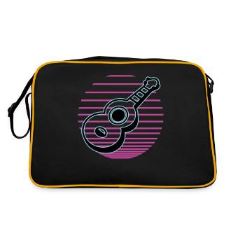 Ukuleles Vitage - Retro Bag - black/gold - Back