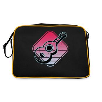 Ukuleles Vitage - Retro Bag - black/gold - Back