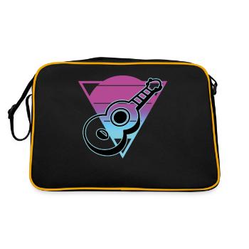 Ukuleles Vitage - Retro Bag - black/gold - Back