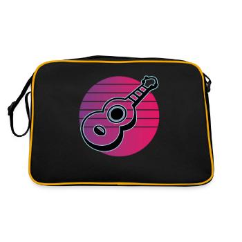 Ukuleles Vitage - Retro Bag - black/gold - Back