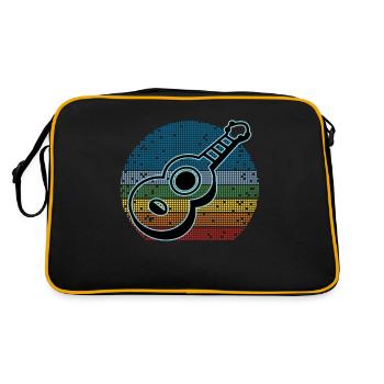 Ukuleles Vitage - Retro Bag - black/gold - Back