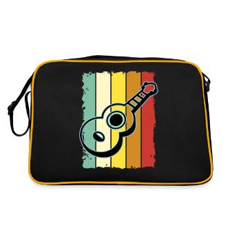 Ukuleles Vitage - Retro Bag - black/gold - Back