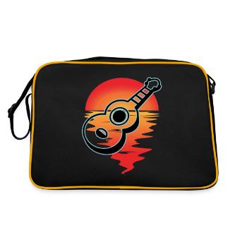 Ukuleles Vitage - Retro Bag - black/gold - Back