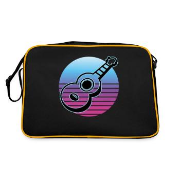 Ukuleles Vitage - Retro Bag - black/gold - Back