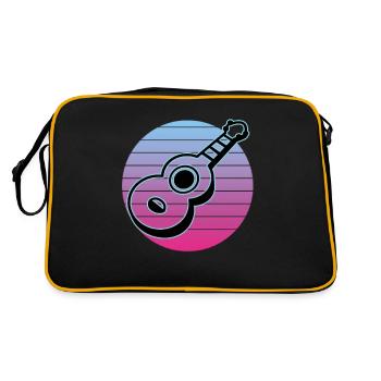 Ukuleles Vitage - Retro Bag - black/gold - Back