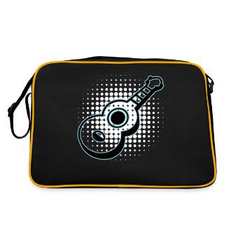 Ukuleles Vitage - Retro Bag - black/gold - Back