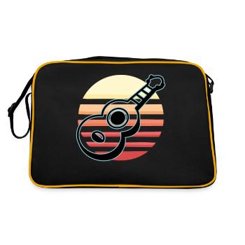 Ukuleles Vitage - Retro Bag - black/gold - Back