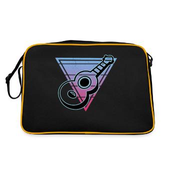 Ukuleles Vitage - Retro Bag - black/gold - Back