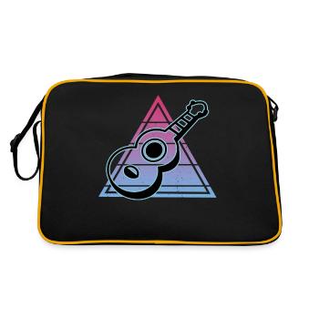 Ukuleles Vitage - Retro Bag - black/gold - Back
